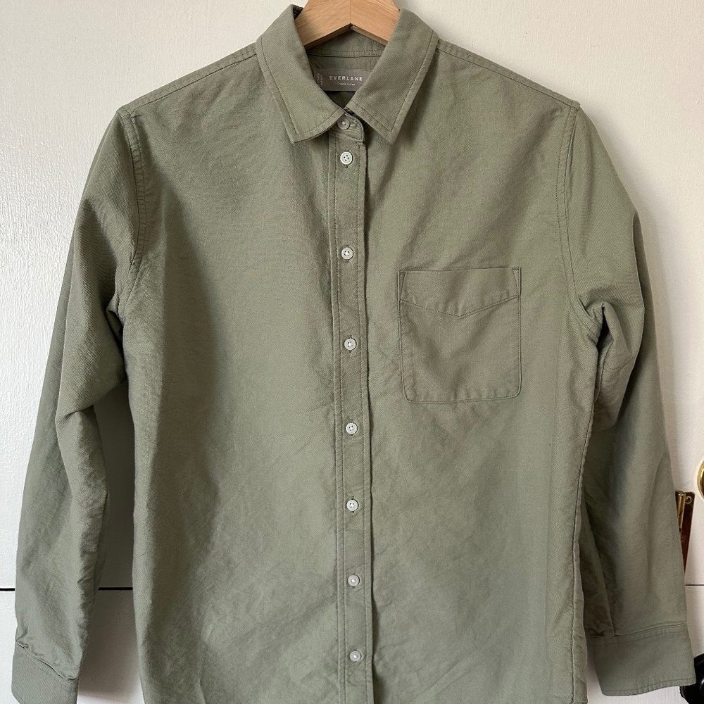 The Everlane Must-Have Oxford Shirt Sage